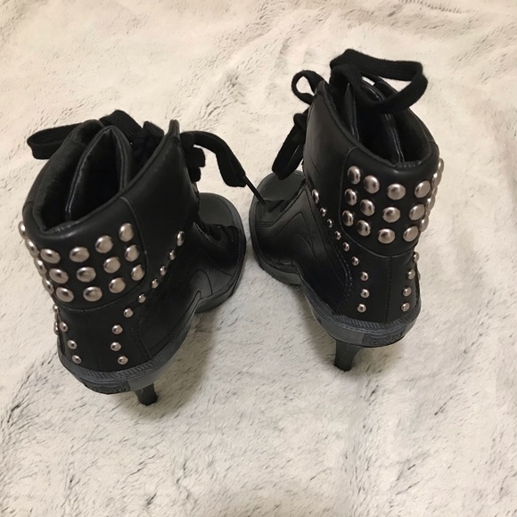 Ash high heel Sneakers with studs   NWOT - Picture 8 of 16